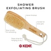 image:imageKent FD5 Beechwood Wood Long Handle Shower Bath Body Brush for Skin Exfoliate and Massage 100 Boar Bristles Best Back Body Foot and Leg Scrubber Brushing for Wet and Dry Body Made in EnglandFD6
