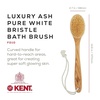 image:imageKent FD5 Beechwood Wood Long Handle Shower Bath Body Brush for Skin Exfoliate and Massage 100 Boar Bristles Best Back Body Foot and Leg Scrubber Brushing for Wet and Dry Body Made in EnglandFD10