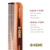image:imageKent FOT Black Graphite Fine Tooth Comb for Men  Handmade Pocket Comb for Travel Styling Fine or Thinning Hair Mustache and Beard Care Handpolished SawCut Made in EnglandBundle