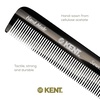 image:imageKent FOT Black Graphite Fine Tooth Comb for Men  Handmade Pocket Comb for Travel Styling Fine or Thinning Hair Mustache and Beard Care Handpolished SawCut Made in EnglandGraphite