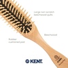image:imageKent KB Woodyhog Travel Size Detangling Brush Beechwood Firm Rounded Wooden Bristles Natural Cushion Detangler Wooden Hair Brush for Women Men and Kids Everyday Care Made in EnglandWood