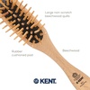 image:imageKent KB Woodyhog Travel Size Detangling Brush Beechwood Firm Rounded Wooden Bristles Natural Cushion Detangler Wooden Hair Brush for Women Men and Kids Everyday Care Made in EnglandWood