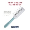image:imageKent KCR3 Create Tunnel Vented Hair Brush for Blowdrying Creating Root Lift and Volume in All Hair Types  Vent Brush with Green Ergonomic Handle and Soft Ball Tipped Bristles for Pain Free UseLarge