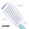 image:imageKent KCR3 Create Tunnel Vented Hair Brush for Blowdrying Creating Root Lift and Volume in All Hair Types  Vent Brush with Green Ergonomic Handle and Soft Ball Tipped Bristles for Pain Free UseLarge