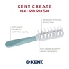 image:imageKent KCR3 Create Tunnel Vented Hair Brush for Blowdrying Creating Root Lift and Volume in All Hair Types  Vent Brush with Green Ergonomic Handle and Soft Ball Tipped Bristles for Pain Free UseSmall