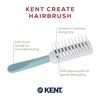 image:imageKent KCR3 Create Tunnel Vented Hair Brush for Blowdrying Creating Root Lift and Volume in All Hair Types  Vent Brush with Green Ergonomic Handle and Soft Ball Tipped Bristles for Pain Free UseLarge