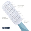 image:imageKent KCR3 Create Tunnel Vented Hair Brush for Blowdrying Creating Root Lift and Volume in All Hair Types  Vent Brush with Green Ergonomic Handle and Soft Ball Tipped Bristles for Pain Free UseSmall