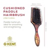 image:imageKent LPB2 825 Small Square Paddle Cushioned Wet Dry Pro Hair Brush Grooming Detangling amp Smoothing Floral Print Best Flat Everyday Men Women Brush For Curly Thick or Thin Hair and WigsSmall