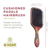 image:imageKent LPB2 825 Small Square Paddle Cushioned Wet Dry Pro Hair Brush Grooming Detangling amp Smoothing Floral Print Best Flat Everyday Men Women Brush For Curly Thick or Thin Hair and WigsLarge