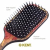 image:imageKent LPB2 825 Small Square Paddle Cushioned Wet Dry Pro Hair Brush Grooming Detangling amp Smoothing Floral Print Best Flat Everyday Men Women Brush For Curly Thick or Thin Hair and WigsLarge