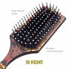 image:imageKent LPB2 825 Small Square Paddle Cushioned Wet Dry Pro Hair Brush Grooming Detangling amp Smoothing Floral Print Best Flat Everyday Men Women Brush For Curly Thick or Thin Hair and WigsSmall