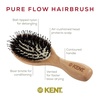 image:imageKent LPF1 Pure Flow Oval Cushion Vented Hair Brush FSC Certified Beech Wood Paddle Brush filled with Natural Boar Bristle and Nylon Bristle for Blowdry Detangle Volume and Curls Made in EnglandLPF1