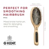 image:imageKent LPF1 Pure Flow Oval Cushion Vented Hair Brush FSC Certified Beech Wood Paddle Brush filled with Natural Boar Bristle and Nylon Bristle for Blowdry Detangle Volume and Curls Made in EnglandPF01