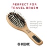 image:imageKent LPF1 Pure Flow Oval Cushion Vented Hair Brush FSC Certified Beech Wood Paddle Brush filled with Natural Boar Bristle and Nylon Bristle for Blowdry Detangle Volume and Curls Made in EnglandPF02
