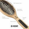 image:imageKent LPF1 Pure Flow Oval Cushion Vented Hair Brush FSC Certified Beech Wood Paddle Brush filled with Natural Boar Bristle and Nylon Bristle for Blowdry Detangle Volume and Curls Made in EnglandPF01