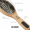 image:imageKent LPF1 Pure Flow Oval Cushion Vented Hair Brush FSC Certified Beech Wood Paddle Brush filled with Natural Boar Bristle and Nylon Bristle for Blowdry Detangle Volume and Curls Made in EnglandPF02