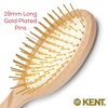 image:imageKent LPF1 Pure Flow Oval Cushion Vented Hair Brush FSC Certified Beech Wood Paddle Brush filled with Natural Boar Bristle and Nylon Bristle for Blowdry Detangle Volume and Curls Made in EnglandZZ
