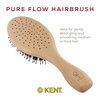 image:imageKent LPF1 Pure Flow Oval Cushion Vented Hair Brush FSC Certified Beech Wood Paddle Brush filled with Natural Boar Bristle and Nylon Bristle for Blowdry Detangle Volume and Curls Made in EnglandLPF1