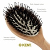 image:imageKent LPF1 Pure Flow Oval Cushion Vented Hair Brush FSC Certified Beech Wood Paddle Brush filled with Natural Boar Bristle and Nylon Bristle for Blowdry Detangle Volume and Curls Made in EnglandLPF1