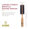 image:imageKent LPF5 Pure Flow Large Vented Round Brush for Blow Drying  FSC Certified Beech Wood Brush Filled with Natural Boar Bristle and Nylon Bristle Hair Brush  Round Hair Brush for Blow Drying and LiftLBR1