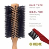 image:imageKent LPF5 Pure Flow Large Vented Round Brush for Blow Drying  FSC Certified Beech Wood Brush Filled with Natural Boar Bristle and Nylon Bristle Hair Brush  Round Hair Brush for Blow Drying and LiftLBR2