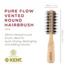 image:imageKent LPF5 Pure Flow Large Vented Round Brush for Blow Drying  FSC Certified Beech Wood Brush Filled with Natural Boar Bristle and Nylon Bristle Hair Brush  Round Hair Brush for Blow Drying and LiftLPF4