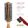 image:imageKent LPF5 Pure Flow Large Vented Round Brush for Blow Drying  FSC Certified Beech Wood Brush Filled with Natural Boar Bristle and Nylon Bristle Hair Brush  Round Hair Brush for Blow Drying and LiftLBR1