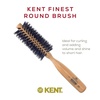 image:imageKent LPF5 Pure Flow Large Vented Round Brush for Blow Drying  FSC Certified Beech Wood Brush Filled with Natural Boar Bristle and Nylon Bristle Hair Brush  Round Hair Brush for Blow Drying and LiftLBR1