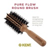 image:imageKent LPF5 Pure Flow Large Vented Round Brush for Blow Drying  FSC Certified Beech Wood Brush Filled with Natural Boar Bristle and Nylon Bristle Hair Brush  Round Hair Brush for Blow Drying and LiftLPF5