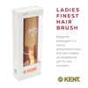 image:imageKent LS9D Satinwood Pure Soft White Bristle Narrow Hair Brush  Boar Bristle Brush for Thin Hair Luxury Styling Straightening and Smoothing Ideal for Women Made in EnglandDA4S