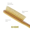 image:imageKent LS9D Satinwood Pure Soft White Bristle Narrow Hair Brush  Boar Bristle Brush for Thin Hair Luxury Styling Straightening and Smoothing Ideal for Women Made in EnglandLS9D