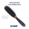 image:imageKent Minihog Detangler Brush Anti Static Hair Brush with Rounded Nylon Bristles for All Hair Types Travel Brush with Ergonomic Grip for Easy StylingLarge Pack of 3