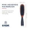 image:imageKent Minihog Detangler Brush Anti Static Hair Brush with Rounded Nylon Bristles for All Hair Types Travel Brush with Ergonomic Grip for Easy StylingSmall Pack of 3