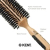 image:imageKent PF03 Round Boar Bristle Hair Brush with Nylon Bristle Mix Round HairBrush for Blow Drying and Blowout for Shoulder Length or Short Hair Rubber Antifatigue Handle70mm