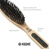 image:imageKent PF10 Natural Boar Bristle Brush  Hair Straightening Styling and Smoothing for Short to Medium Length Hair TravelFriendlyPF05