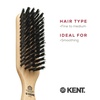 image:imageKent PF10 Natural Boar Bristle Brush  Hair Straightening Styling and Smoothing for Short to Medium Length Hair TravelFriendlyPF06