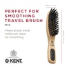 image:imageKent PF10 Natural Boar Bristle Brush  Hair Straightening Styling and Smoothing for Short to Medium Length Hair TravelFriendlyPF10