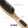 image:imageKent PF10 Natural Boar Bristle Brush  Hair Straightening Styling and Smoothing for Short to Medium Length Hair TravelFriendlyPF10