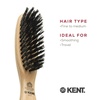 image:imageKent PF10 Natural Boar Bristle Brush  Hair Straightening Styling and Smoothing for Short to Medium Length Hair TravelFriendlyPF10