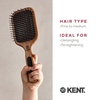 image:imageKent PF17 Large Cushion Paddle Brush Taming Fine Pins Hair  Detangling Long Thick Curly Hair Scalp Massager Growth Stimulator Wet or Dry Use Made in EnglandPF18