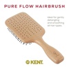 image:imageKent PF17 Large Cushion Paddle Brush Taming Fine Pins Hair  Detangling Long Thick Curly Hair Scalp Massager Growth Stimulator Wet or Dry Use Made in EnglandLPF2