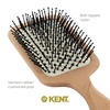 image:imageKent PF17 Large Cushion Paddle Brush Taming Fine Pins Hair  Detangling Long Thick Curly Hair Scalp Massager Growth Stimulator Wet or Dry Use Made in EnglandLPF2
