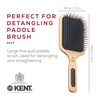 image:imageKent PF17 Large Cushion Paddle Brush Taming Fine Pins Hair  Detangling Long Thick Curly Hair Scalp Massager Growth Stimulator Wet or Dry Use Made in EnglandPF17