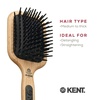 image:imageKent PF17 Large Cushion Paddle Brush Taming Fine Pins Hair  Detangling Long Thick Curly Hair Scalp Massager Growth Stimulator Wet or Dry Use Made in EnglandPF19
