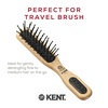 image:imageKent PF20 Narrow Cushion Paddle Brush  Taming Fat Pins Detangling Long Thick and Curly Hair Scalp Massager and Growth Stimulator for All Hair Types Made in EnglandPF21