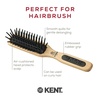 image:imageKent PF20 Narrow Cushion Paddle Brush  Taming Fat Pins Detangling Long Thick and Curly Hair Scalp Massager and Growth Stimulator for All Hair Types Made in EnglandPF20
