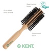image:imageKent V03 Vegan Boar Bristle Hair Brush EcoFriendly 60mm Round Brush with CrueltyFree Bristles for Blowouts Volume Root Lift Curls All Hair Types Wooden Handle Travel Size Made in England60MM