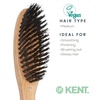 image:imageKent V10 Vegan Boar Bristle Hair Brush and Beard Brush for Men Eco Friendly Bristle Brush for Smoothing Hair Taming Beards and Mustaches SmallLarge