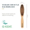 image:imageKent V10 Vegan Boar Bristle Hair Brush and Beard Brush for Men Eco Friendly Bristle Brush for Smoothing Hair Taming Beards and Mustaches SmallLarge