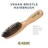 image:imageKent V10 Vegan Boar Bristle Hair Brush and Beard Brush for Men Eco Friendly Bristle Brush for Smoothing Hair Taming Beards and Mustaches SmallSmall